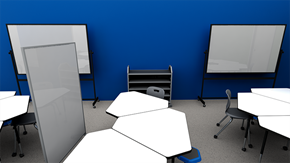 Elementary Collaborative Classroom with Tables - Alt View 2